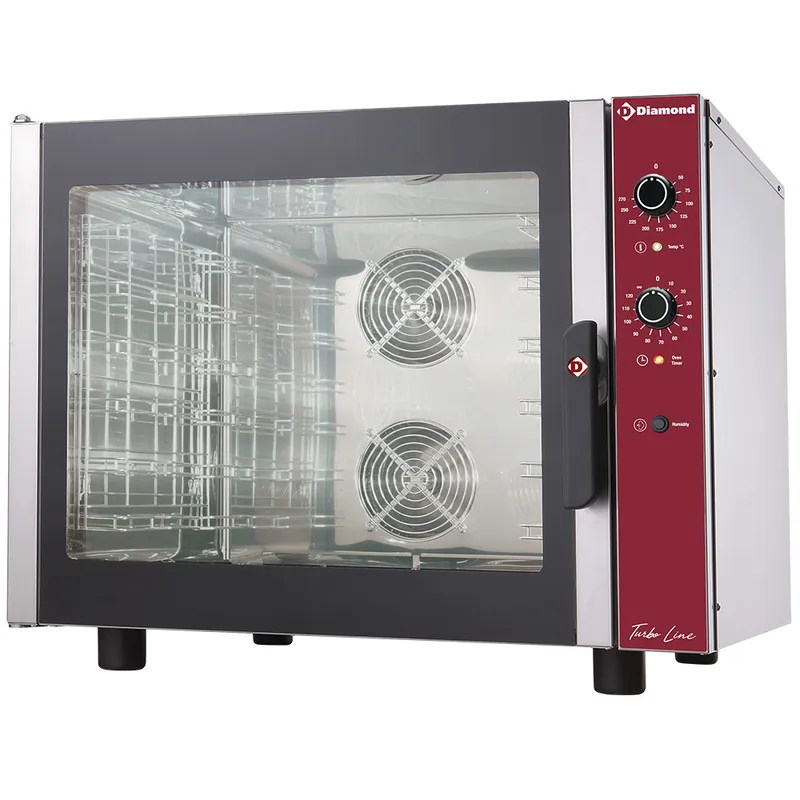 Rechtstreeks Van De Fabrikant Elektrische convectieoven, 6x GN 1/1 + manuele bevochtiger - 885x815x(h)720mm