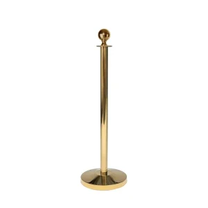 Aanbieding Afzetpaal Messing - Ronde Bol