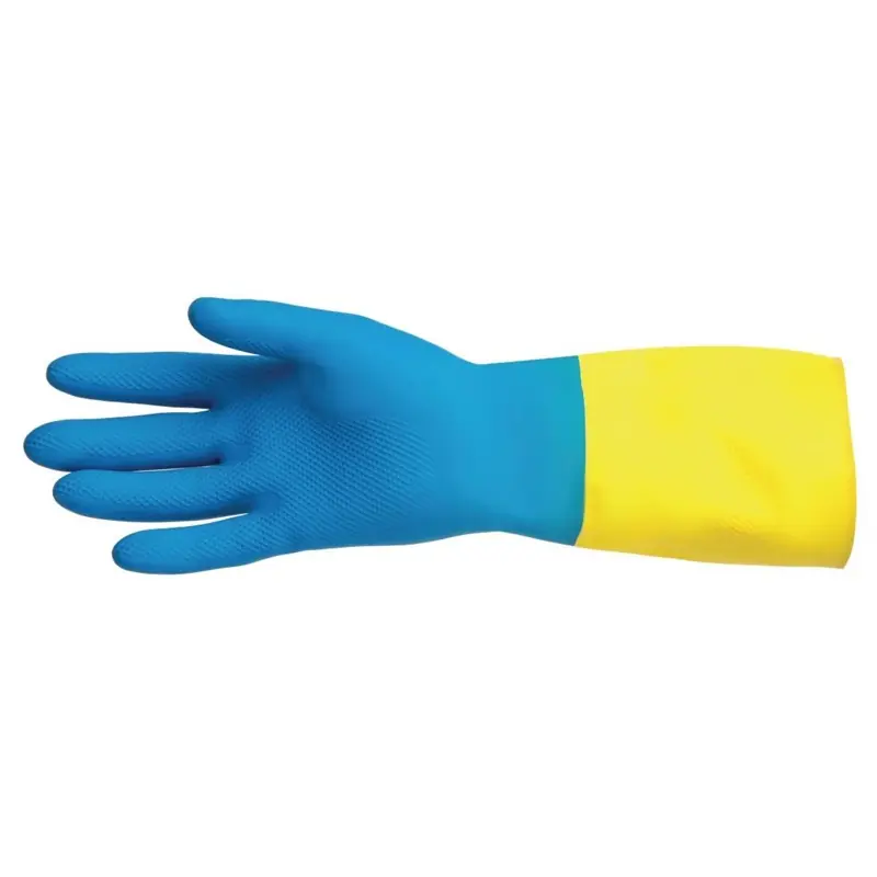 MAPA Alto 405 waterdichte heavy-duty werkhandschoenen blauw en geel - M Goedkoop