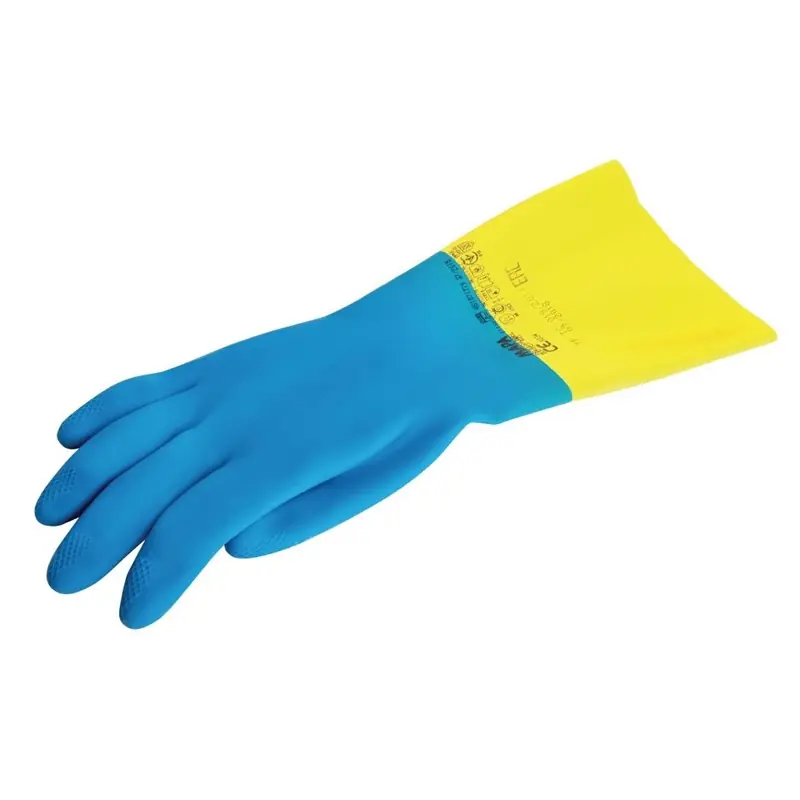 MAPA Alto 405 waterdichte heavy-duty werkhandschoenen blauw en geel - L Koopje