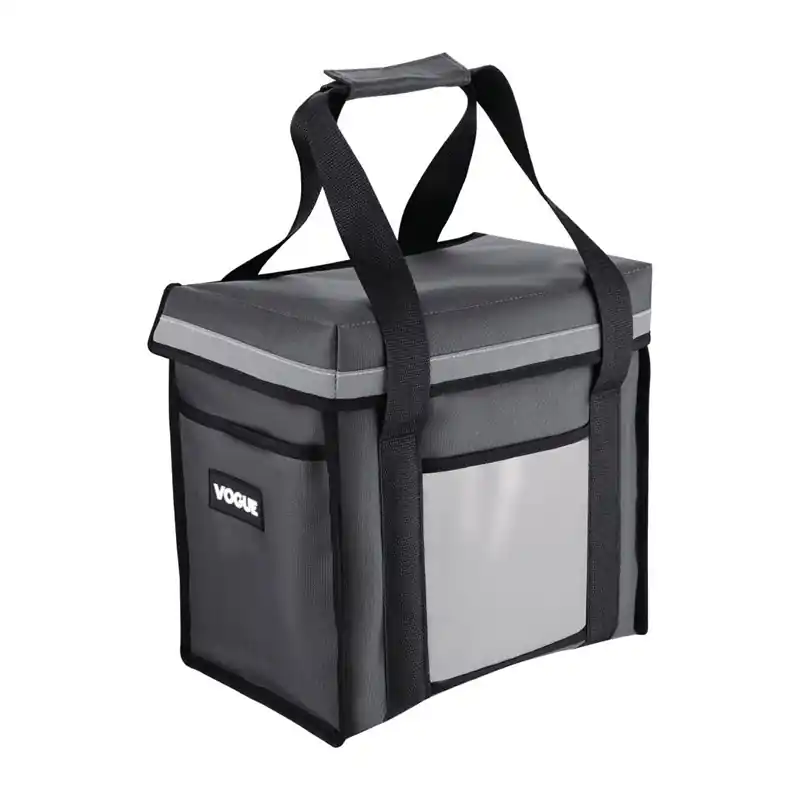 Merkproduct Vogue geïsoleerde bezorgtas bovenlader grijs 330x230x330mm