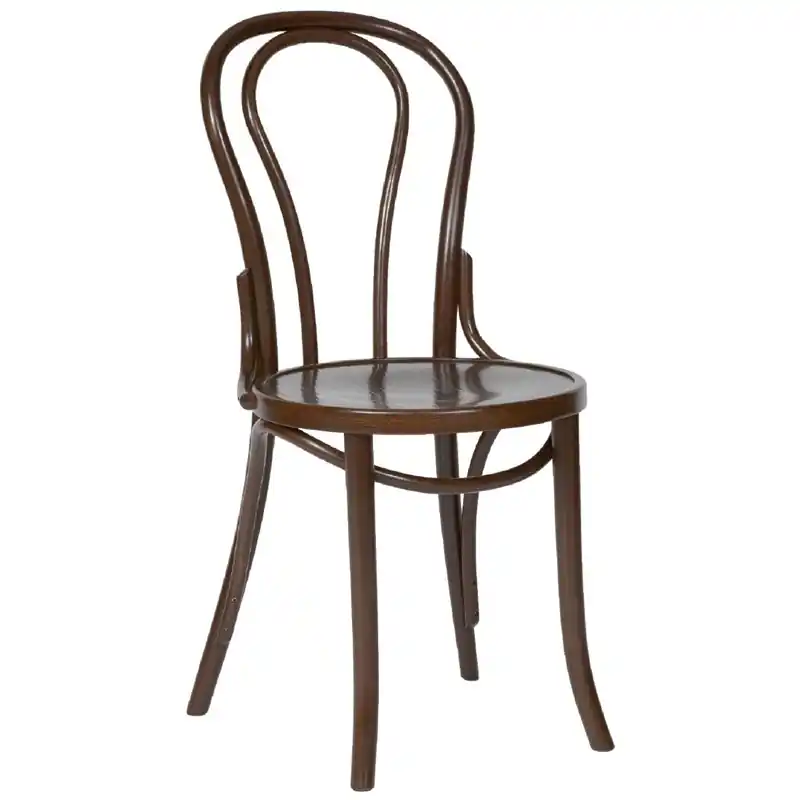 Gratis Retour Fameg buighouten bistrostoelen walnootkleur (2 stuks)
