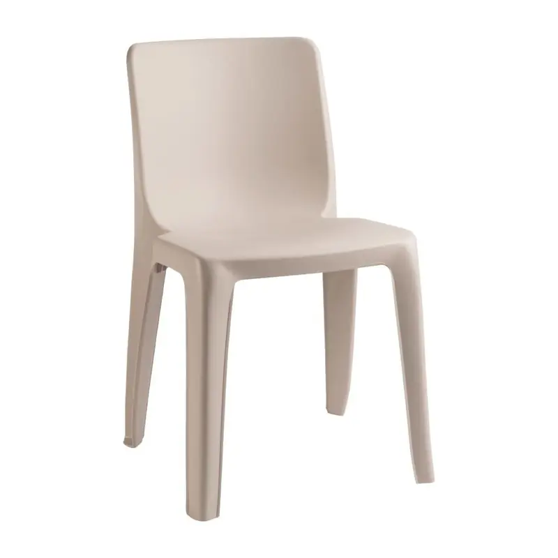 Seizoensaanbieding Denver outdoor/indoor stapelbare stoel beige
