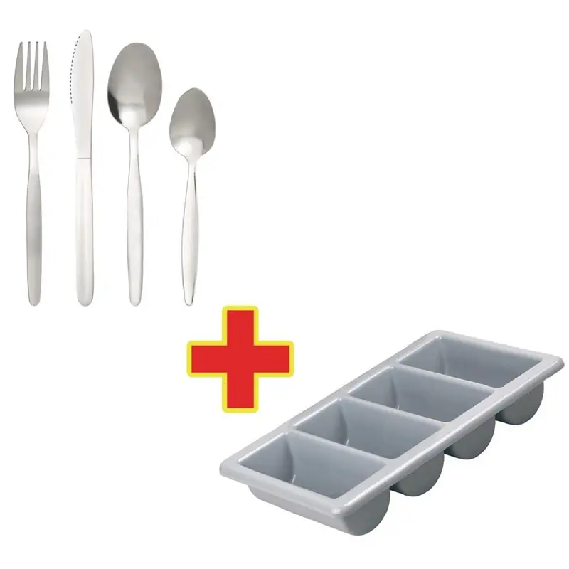 SPECIALE AANBIEDING Combi deal x240 Kelso bestekset met bestekbak Betaalbaar