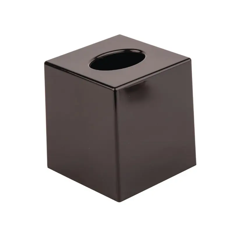 Zwarte vierkante tissue box Bestseller