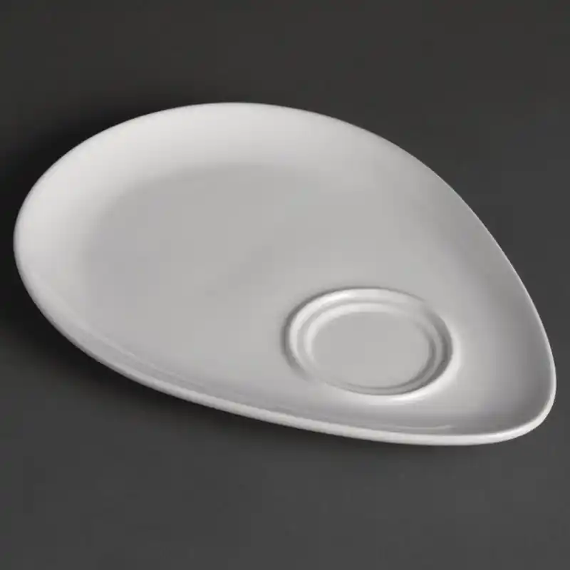 Gecertificeerd Olympia Whiteware snackschotel 240mm (12 stuks)