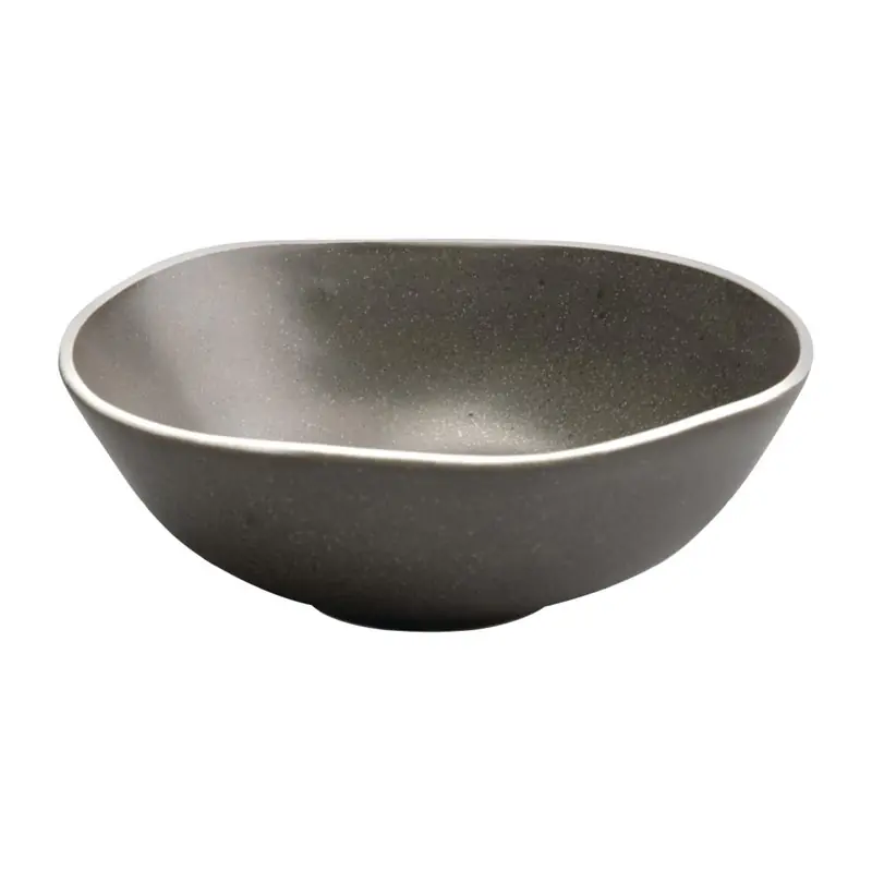 Finale Uitverkoop Olympia Chia diepe kommen grijs 15,5cm