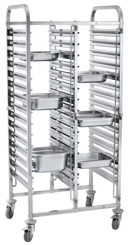 Dubbele trolley - 30 x GN 1/1 Dagaanbieding