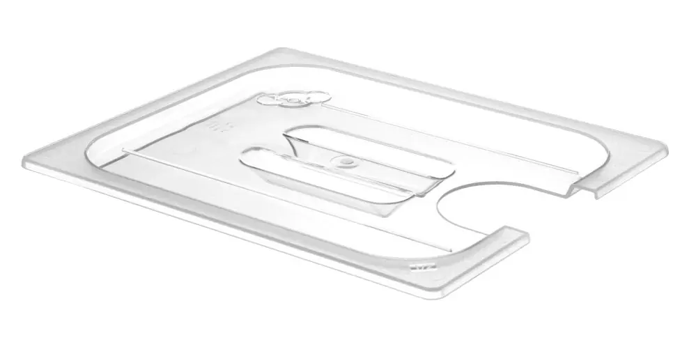 Gratis Retour Deksel voor GN containers met sous vide stick uitsparing - GN 1/2.