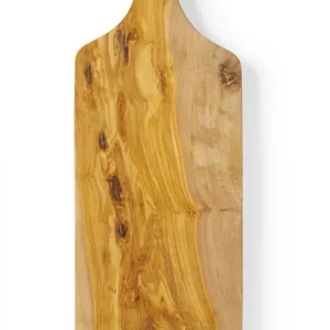 Serveerplank, olijfhout, rechthoekig, met handvat 600x200x(h)18mm Koop Online