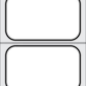 Uitverkoop Traysealer matrix 2x bak 178x113 mm
