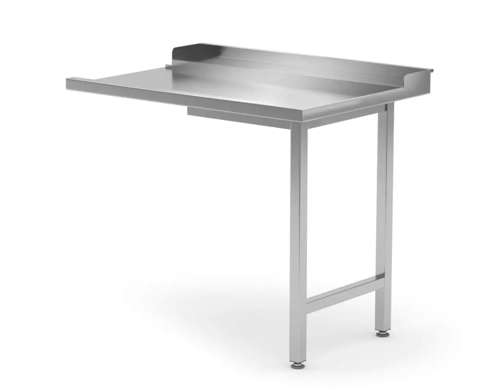 Uitlaadtafel voor vaatwassers - rechterzijde - 1000x700x(h)850mm Gratis Retour