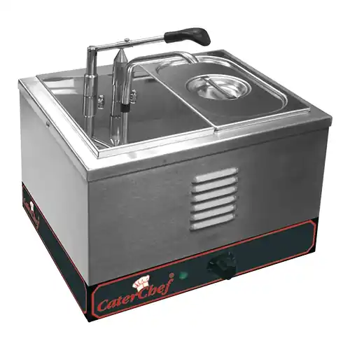 Sauzen Warmer met Dispenser - 2 kW - 365x360x(H)270mm - 1 Pomp Speciale Aanbieding