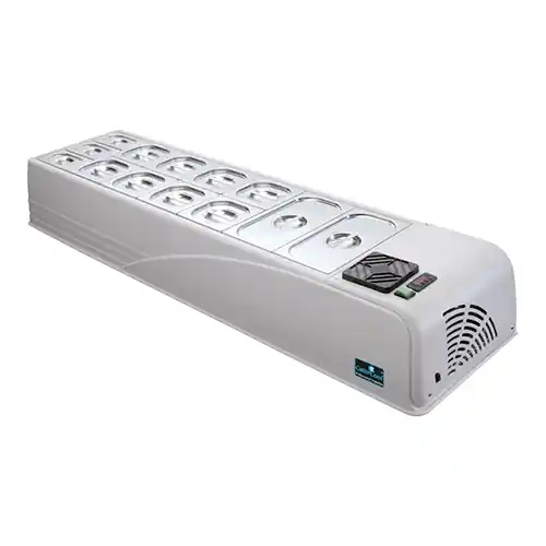 Seizoensaanbieding Catercool Opzetkoelvitrine - 130W - 1580x480x(H)230mm