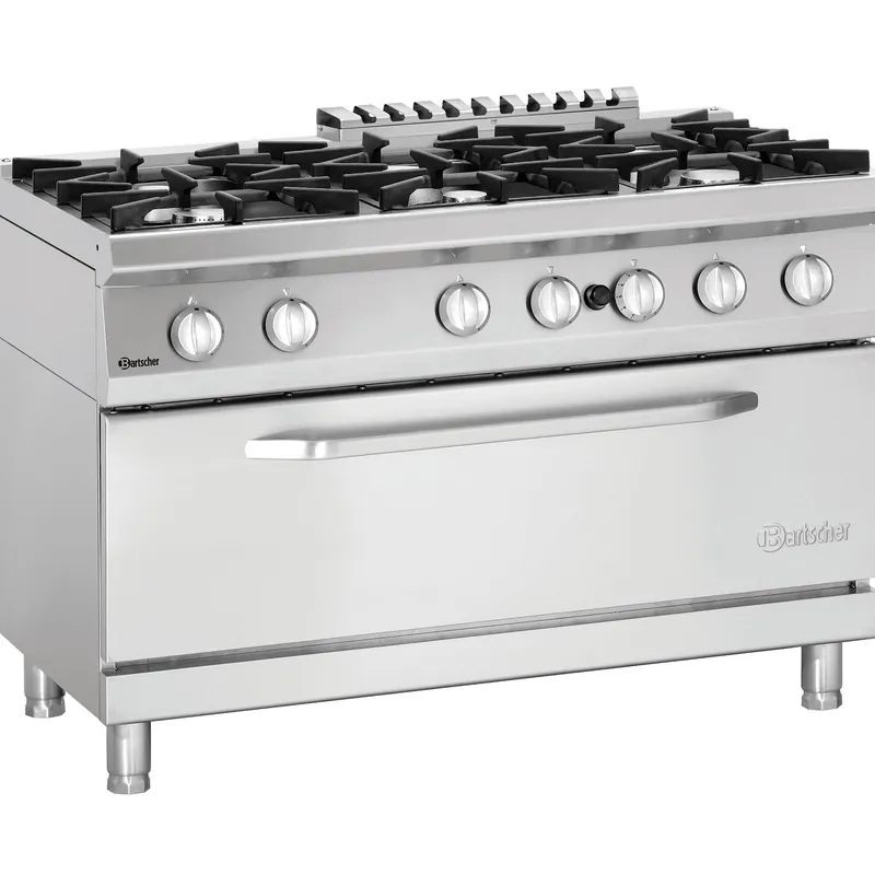 Nu Kopen Gasfornuis met gasoven - 6 pits 3x6,2kW+ 3x8,5kW
