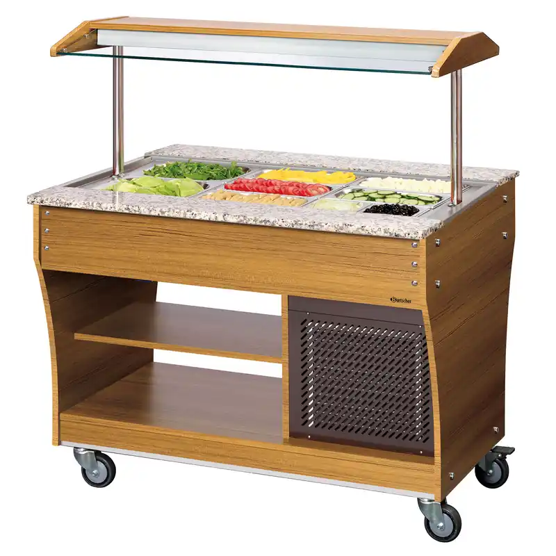 Koop Vandaag Buffetwagen, koud, 3x 1/1 GN
