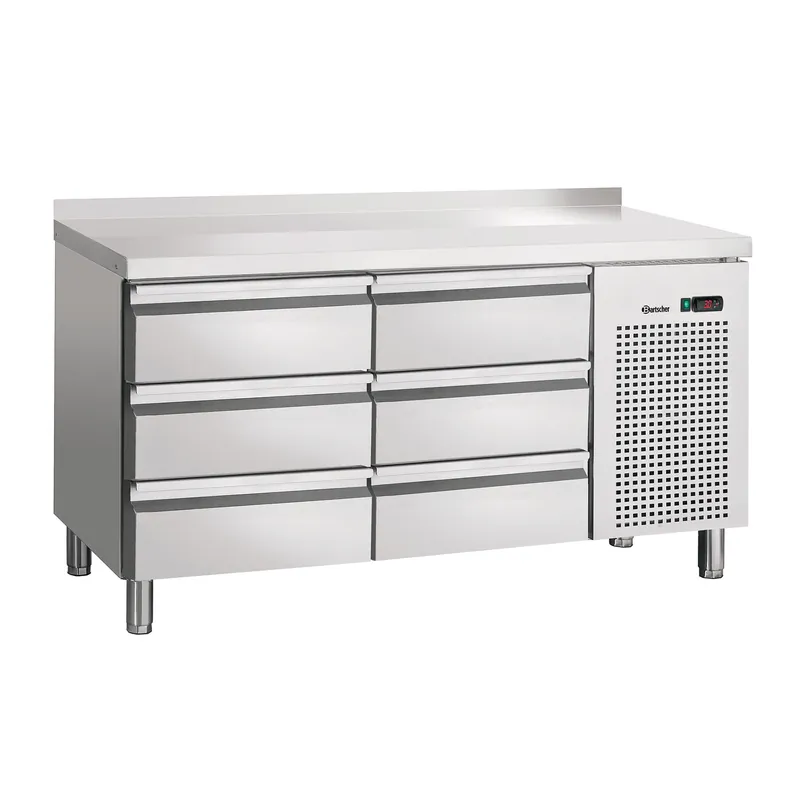 Koelwerkbank S6-100MA 6 lades - 1342x700x(h)850mm Populair