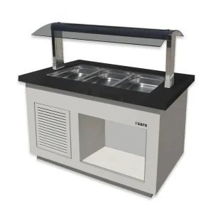 Op = Op SARO Saladebar model PREMIUM LINE- SB-K 130 wit