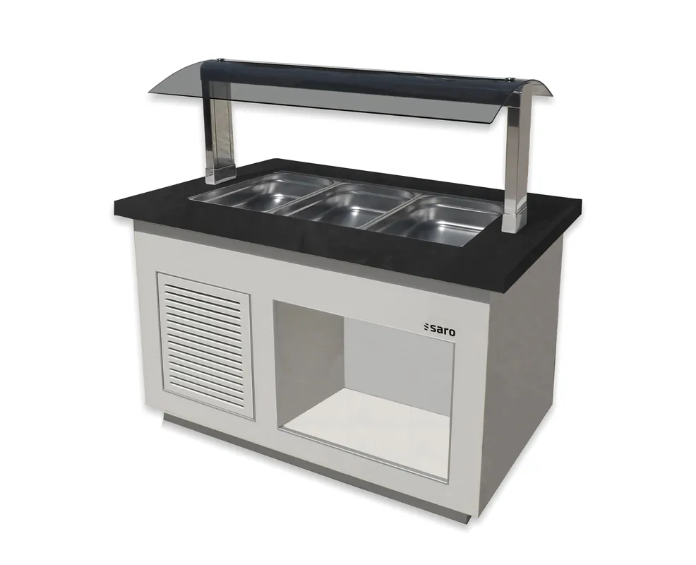 Op = Op SARO Saladebar model PREMIUM LINE- SB-K 130 wit