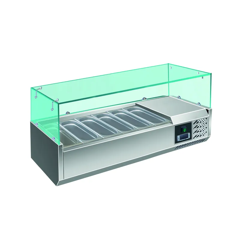 Gekoelde opzetvitrine model EVRX 1400/380 Direct Beschikbaar