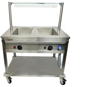 SARO Bain Marie trolley model BTS-2 Weekendaanbieding