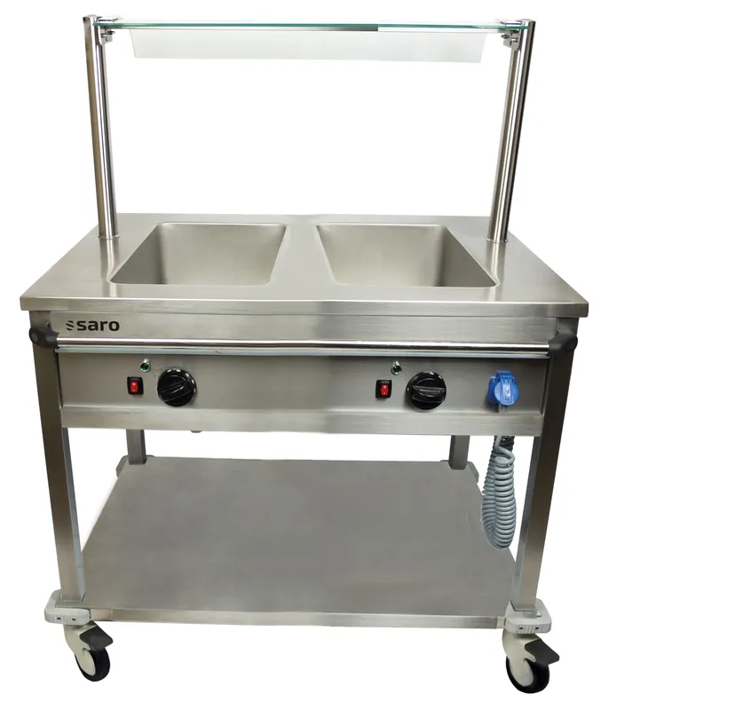 SARO Bain Marie trolley model BTS-2 Weekendaanbieding