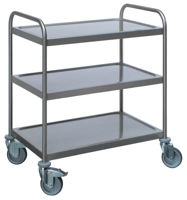 Serveerwagen model SW 3 - 870x575x(H)970mm Merkproduct