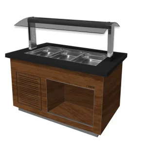 SARO Warm buffet model PREMIUM LINE SB-H 130 okkernoot Gecertificeerd