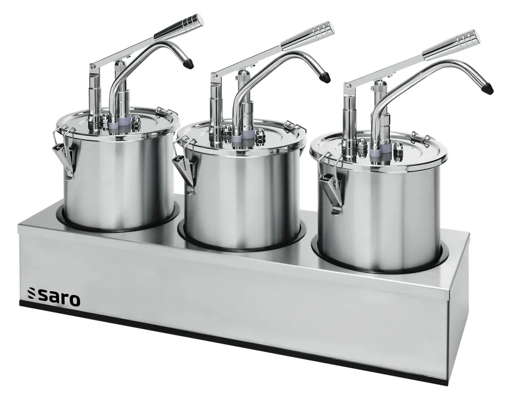 SARO Sausdispenser set van 3 model PD003 Beperkte Voorraad
