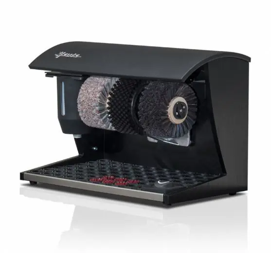 Schoenpoetsmachine Elégance Couleur - 3 Borstels - Staal - Zwart - 500(l)x300(d)x360(h)mm Alleen Vandaag