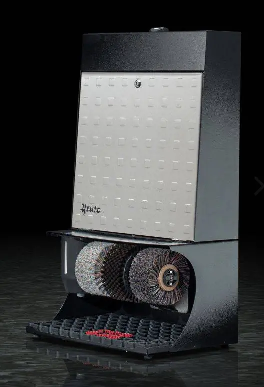 Schoenpoetsmachine Ronda 30 - 3 Borstels - Staal - RVS design - 460(l)x300(d)x790(h)mm Koop Vandaag