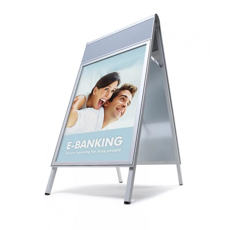Stoepbord Design Compasso - Aluminium - A1 Lage Kosten