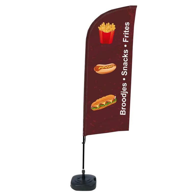 Beachflag Complete Set Snacks Direct Beschikbaar