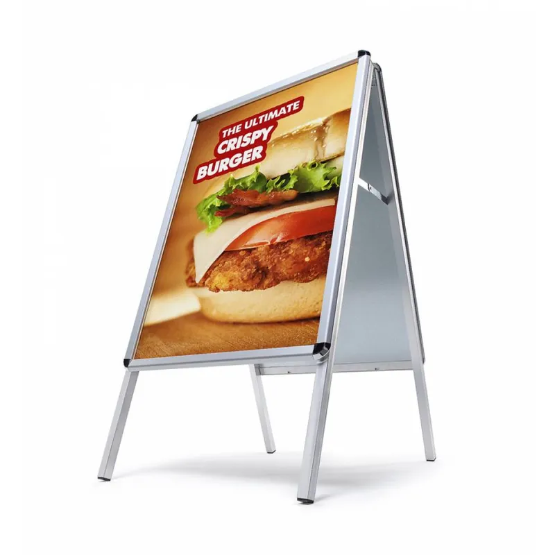 Express Levering Stoepbord Aluminium Ronde Hoeken 100 x 140 cm