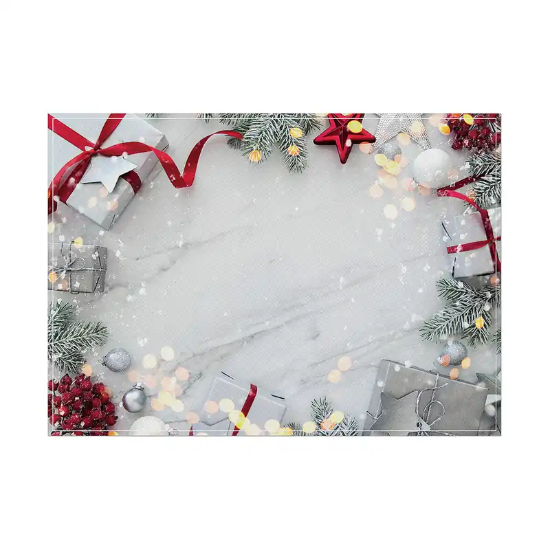 Flitsaanbieding Placemat Set van 6 Stuks Kerstdecoratie