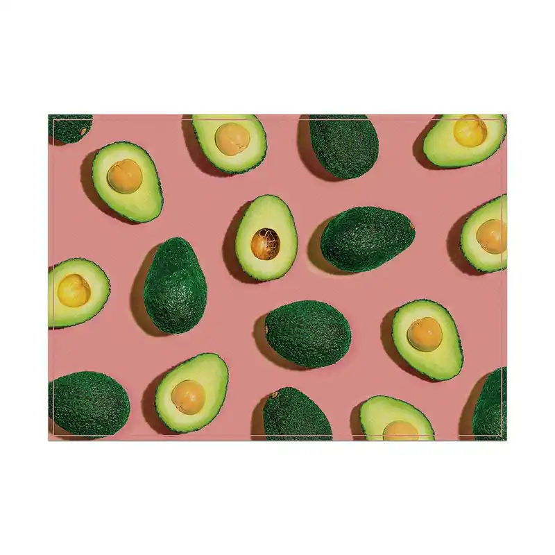 Aanbieding Placemat Set van 6 Stuks Avocado Roze