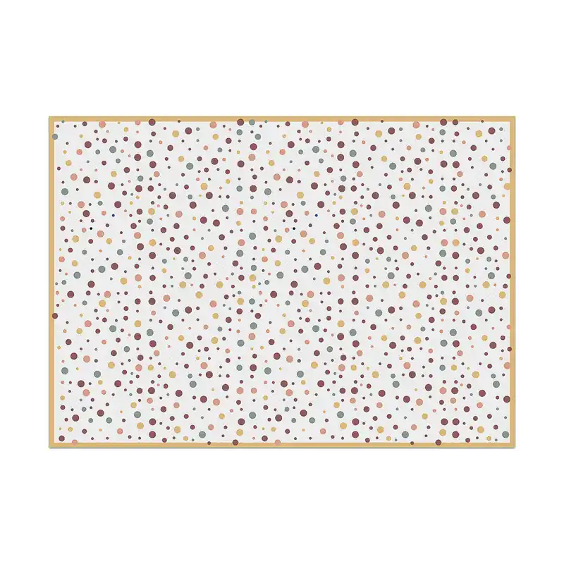 Placemat Set van 6 Stuks Stippen Kleur Aarde Veilige Betaling