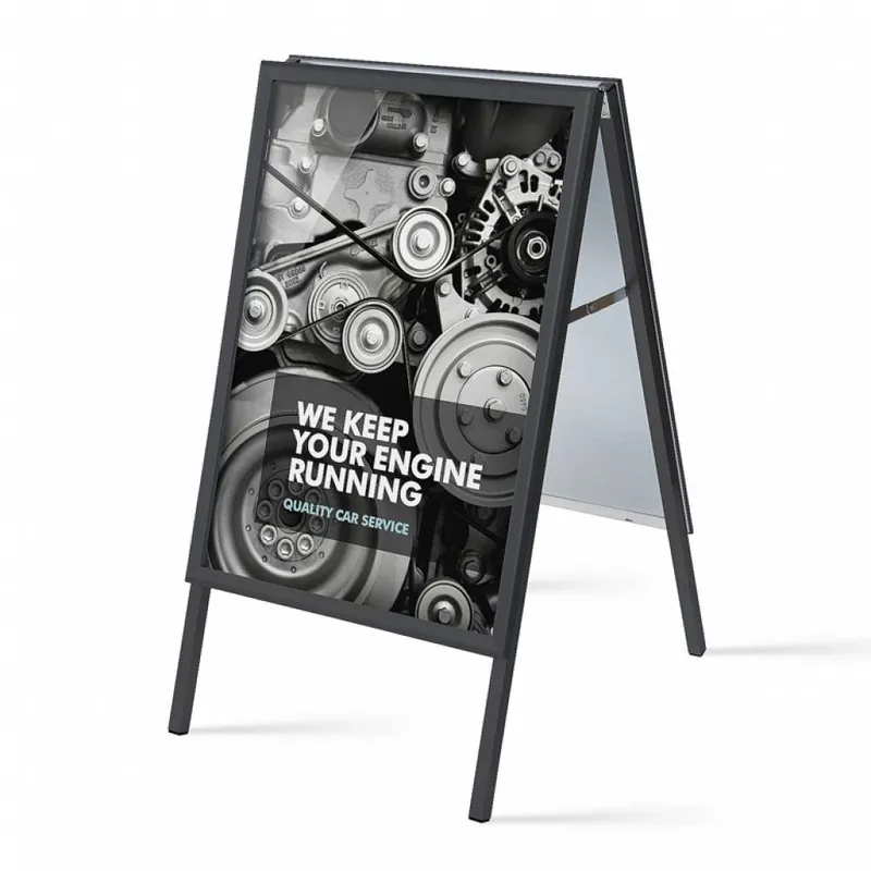 Aluminium stoepbord - Zwart - A1 Beste Prijs