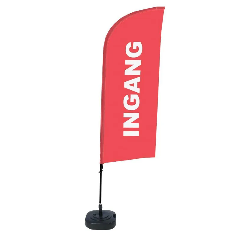 Beachflag Complete Set Ingang Rood Hete Deal