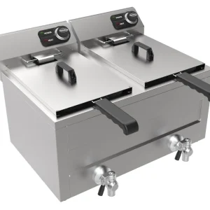 Friteuse Tafel 2X8L 2X3Kw Veilige Betaling