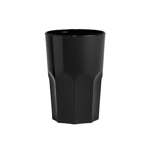Meest Verkocht Drinkglas Granity 40cl - PP Zwart - 5 Stuks