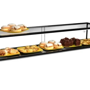 Bestel Nu Neutrale Vitrine Met LED - Niet Gemonteerd - 555x330x(H)215mm