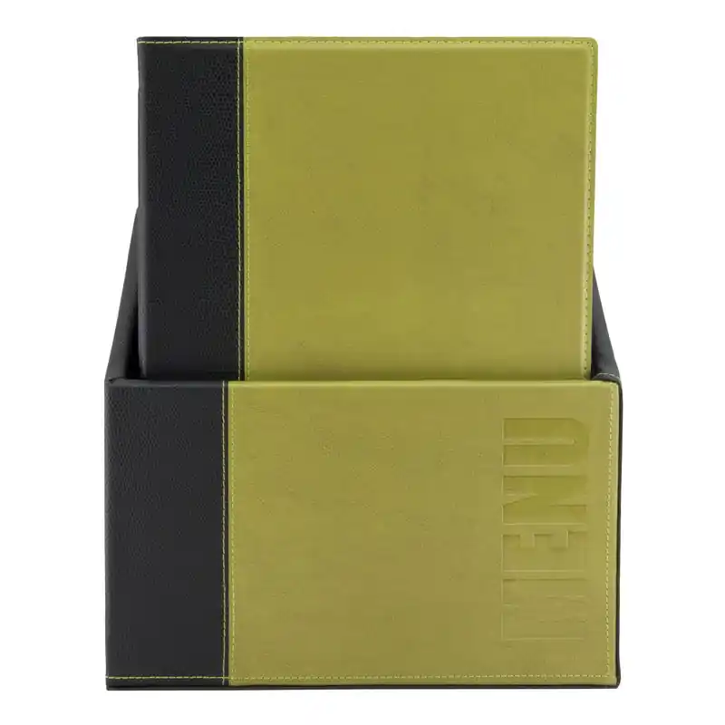 Flitsaanbieding Menukaartenbox Trendy Groen A4