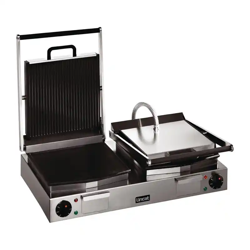 Lincat Lynx 400 Dubbele Contactgrill Geribd+Glad - 2x 2250W Finale Uitverkoop