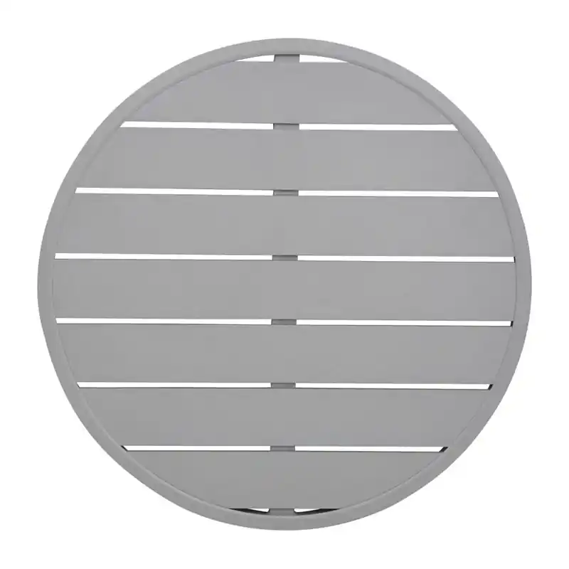 Dagaanbieding Bolero Rond Aluminium Tafelblad Lichtgrijs - 580mm