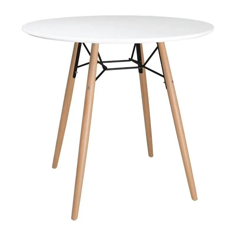 Koop Vandaag Bolero Arlo Tafel Wit Ø798mm