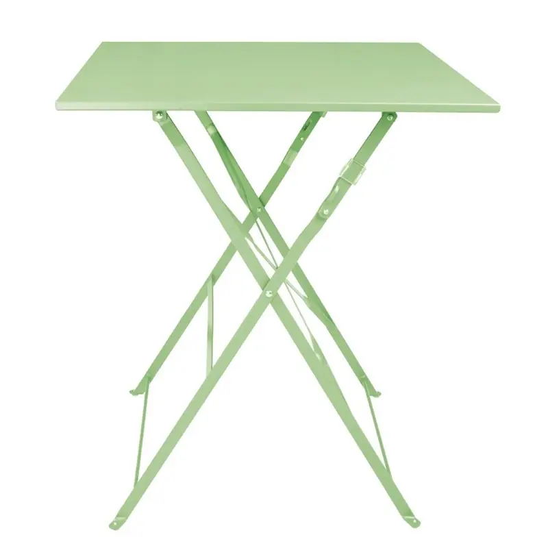Rechtstreeks Van De Fabrikant Klaptafel Lichtgroen Staal 60x60cm