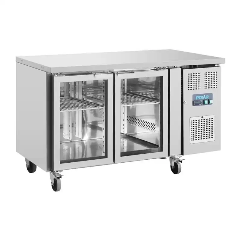 Superprijs Polar U-Serie Display Koeling 205 Liter - 2 Glasdeuren