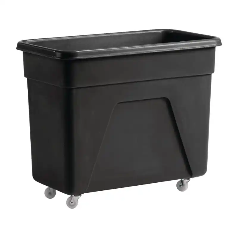 Populair Flessenwagen Zwart 160 Liter - 815x455x(H)670mm
