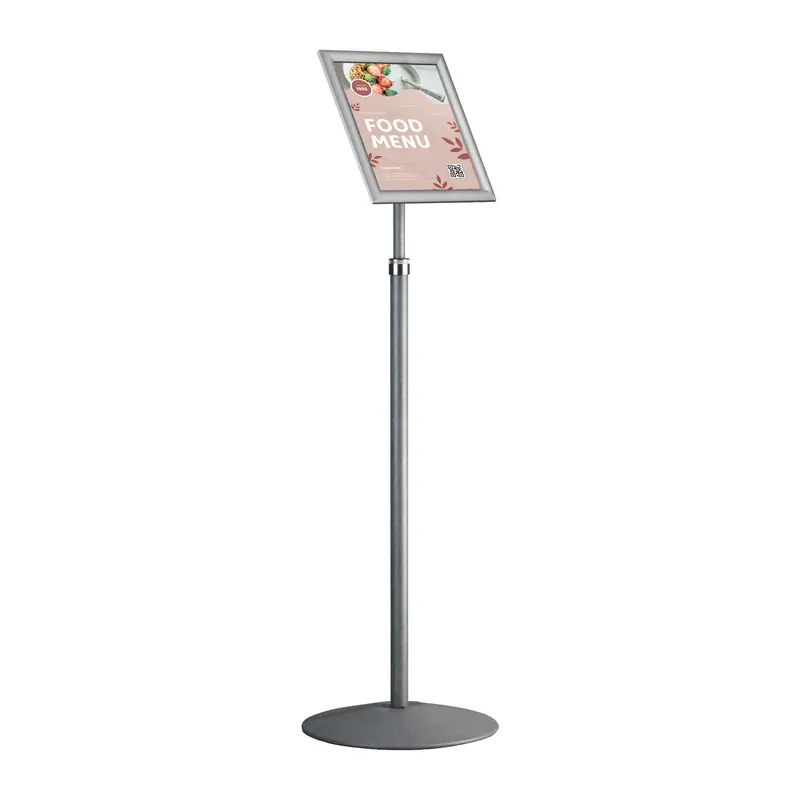 Infostandaard telescopisch - A4 - Aluminium/staal Dagaanbieding